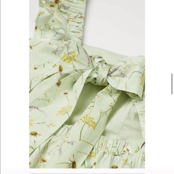 H&M Wildflower Collection Floral Poplin Dress - Picture 7 of 8
